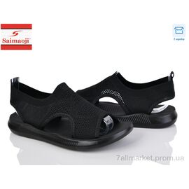 Фотография Босоножки женские летние Лето F125-1 (8 пар р.37-42) "Saimaoji" недорого оптом от прямого поставщика