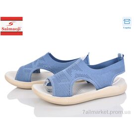 Фотография Босоножки женские летние Лето F125-5 (8 пар р.37-42) "Saimaoji" недорого оптом от прямого поставщика