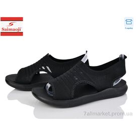 Фотография Босоножки женские летние Лето F120-1 (8 пар р.37-42) "Saimaoji" недорого оптом от прямого поставщика