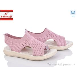 Фотография Босоножки женские летние Лето F121-3 (8 пар р.37-42) "Saimaoji" недорого оптом от прямого поставщика