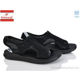 Фотография Босоножки женские летние Лето F123-1 (8 пар р.37-42) "Saimaoji" недорого оптом от прямого поставщика