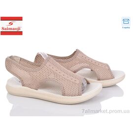 Фотография Босоножки женские летние Лето F123-15 (8 пар р.37-42) "Saimaoji" недорого оптом от прямого поставщика