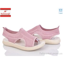 Фотография Босоножки женские летние Лето F129-3 (8 пар р.37-42) "Saimaoji" недорого оптом от прямого поставщика