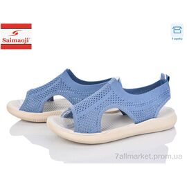 Фотография Босоножки женские летние Лето F129-5 (8 пар р.37-42) "Saimaoji" недорого оптом от прямого поставщика
