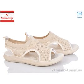 Фотография Босоножки женские летние Лето F129-10 (8 пар р.37-42) "Saimaoji" недорого оптом от прямого поставщика