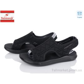 Фотография Босоножки женские летние Лето F126-1 (8 пар р.37-42) "Saimaoji" недорого оптом от прямого поставщика