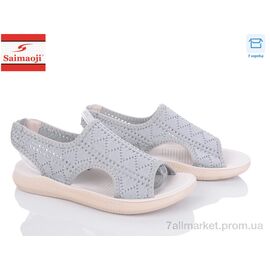 Фотография Босоножки женские летние Лето F126-2 (8 пар р.37-42) "Saimaoji" недорого оптом от прямого поставщика