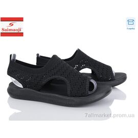 Фотография Босоножки женские летние Лето F130-1 (8 пар р.37-42) "Saimaoji" недорого оптом от прямого поставщика