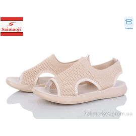 Фотография Босоножки женские летние Лето FA121-10 (6 пар р.41-43) "Saimaoji" недорого оптом от прямого поставщика