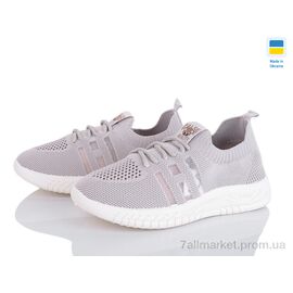 Фотография Кроссовки детские модные Лето K303 сірий (12 пар р.31-36) "Favorit" недорого оптом от прямого поставщика