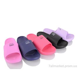 Шльопанці жіночі полегшені Літо A116A mix (12 пар р.36-41) "Deshman" недорого оптом від прямого постачальника