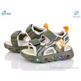Сандалії дитячі літні Літо L603-1-8 LED (8 пар р.21-26) "BBT" недорого оптом від прямого постачальника