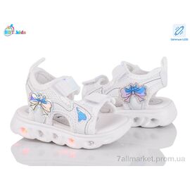 Фотография Босоножки детские летние Лето L611-1-5 LED (8 пар р.21-26) "BBT" недорого оптом от прямого поставщика