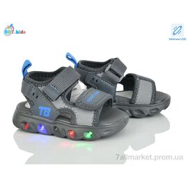 Фотография Сандалии детские летние Лето L609-1-1 LED (8 пар р.21-26) "BBT" недорого оптом от прямого поставщика