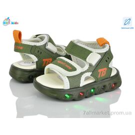 Сандалії дитячі літні Літо L609-1-6 LED (8 пар р.21-26) "BBT" недорого оптом від прямого постачальника