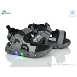 Сандалії дитячі літні Літо L615-1-1 LED (8 пар р.21-26) "BBT" недорого оптом від прямого постачальника