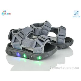 Сандалії дитячі літні Літо L602-1-2 LED (8 пар р.21-26) "BBT" недорого оптом від прямого постачальника