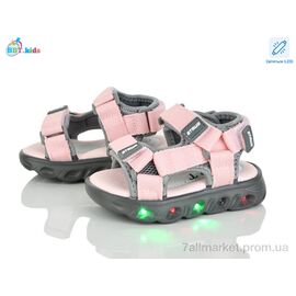 Босоніжки дитячі літні Літо L602-1-3 LED (8 пар р.21-26) "BBT" недорого оптом від прямого постачальника