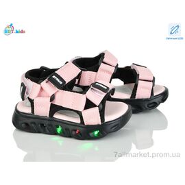 Босоніжки дитячі літні Літо L602-1-5 LED (8 пар р.21-26) "BBT" недорого оптом від прямого постачальника
