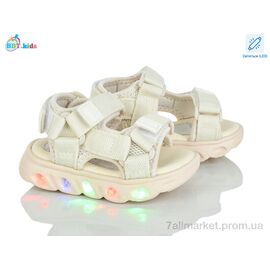 Сандалії дитячі літні Літо L602-1-7 LED (8 пар р.21-26) "BBT" недорого оптом від прямого постачальника