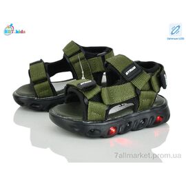 Сандалії дитячі літні Літо L602-1-10 LED (8 пар р.21-26) "BBT" недорого оптом від прямого постачальника