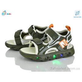 Фотография Сандалии детские летние Лето L603-2-8 LED (8 пар р.26-31) "BBT" недорого оптом от прямого поставщика