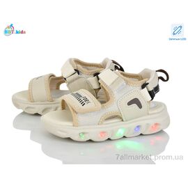 Фотография Босоножки детские летние Лето L615-2-2 LED (8 пар р.26-31) "BBT" недорого оптом от прямого поставщика
