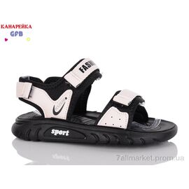 Сандалії дитячі літні Літо X8523-5 (8 пар р.32-37) "GFB-Канарейка" недорого оптом від прямого постачальника