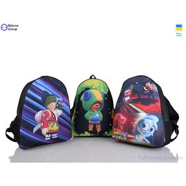 Фотография Рюкзак детский 382-18 mix 34*30*12 см, "Reluna Group" недорого оптом от прямого поставщика