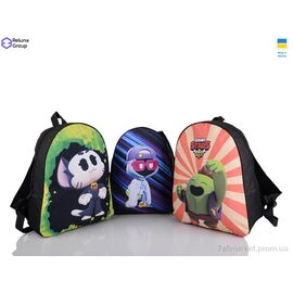 Фотография Рюкзак детский 382-19 mix 34*30*12 см, "Reluna Group" недорого оптом от прямого поставщика