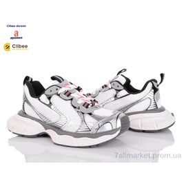 Фотография Кроссовки женские модные Весна/осень D2301 grey (5 пар р.36-40) "Clibee-Doremi" недорого оптом от прямого поставщика