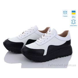 Кросівки жіночі модні Весна/осінь 5070-55 біло-чорний (6 пар р.36-40) "A.N.I.One" недорого оптом від прямого постачальника