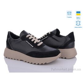 Кросівки жіночі модні Весна/осінь 5074-55K чорний (6 пар р.36-40) "A.N.I.One" недорого оптом від прямого постачальника