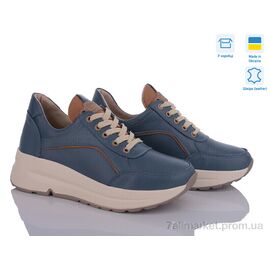 Кросівки жіночі модні Весна/осінь 5077-75 blue (6 пар р.36-40) "A.N.I.One" недорого оптом від прямого постачальника