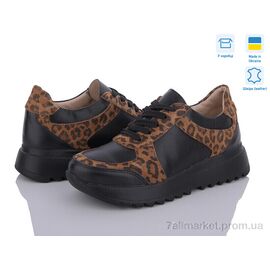 Кросівки жіночі модні Весна/осінь 5066-55L чорний (6 пар р.36-40) "A.N.I.One" недорого оптом від прямого постачальника