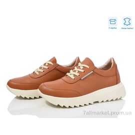 Кросівки жіночі модні Весна/осінь 5064-55K коричневий (6 пар р.36-40) "A.N.I.One" недорого оптом від прямого постачальника