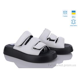 Шльопанці жіночі полегшені Літо 4074-59 білий (6 пар р.36-40) "A.N.I.One" недорого оптом від прямого постачальника