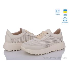 Кросівки жіночі модні Літо 5064-55LS беж (6 пар р.36-40) "A.N.I.One" недорого оптом від прямого постачальника