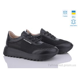 Кросівки жіночі модні Літо 5064-55LS чорний (6 пар р.36-40) "A.N.I.One" недорого оптом від прямого постачальника