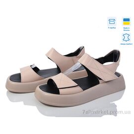 Босоніжки жіночі літні Літо 4070-59 беж.ш. (6 пар р.36-40) "A.N.I.One" недорого оптом від прямого постачальника