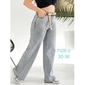 Джинси жіночі 7128-3 l.grey р.30-36 "Vingvgs" недорого оптом від прямого постачальника