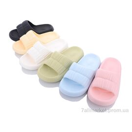 Шльопанці жіночі полегшені Літо W855 mix (15 пар р.36-41) "Elmob" недорого оптом від прямого постачальника