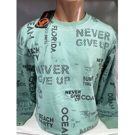 Светр чоловічий SB791 mint р.S-2XL "Sabihina" недорого оптом від прямого постачальника