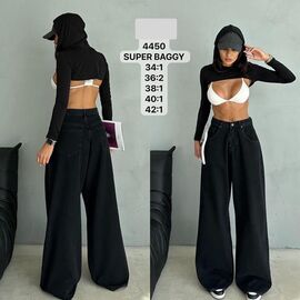 Джинси жіночі 4450 black р.34-42 "Ruxa" недорого оптом від прямого постачальника