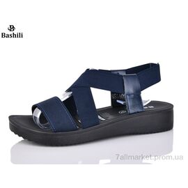 Фотография Босоножки женские летние Лето H53A09-0 (8 пар р.36-41) "Башили" недорого оптом от прямого поставщика