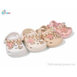 Фотография Кроксы детские летние Лето A9130-1 mix (24 пар р.18-23) "BBT" недорого оптом от прямого поставщика