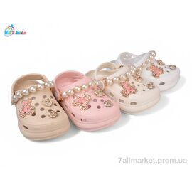Фотография Кроксы детские летние Лето A9130-2 mix (24 пар р.24-29) "BBT" недорого оптом от прямого поставщика