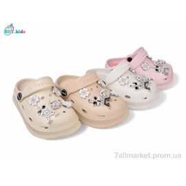 Фотография Кроксы детские летние Лето A9120-2 mix (24 пар р.24-29) "BBT" недорого оптом от прямого поставщика