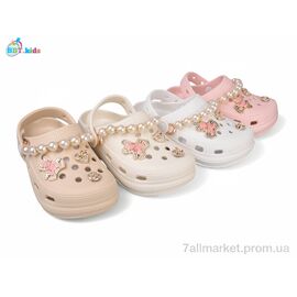 Крокси дитячі літні Літо A9130-3 mix (24 пар р.30-35) "BBT" недорого оптом від прямого постачальника