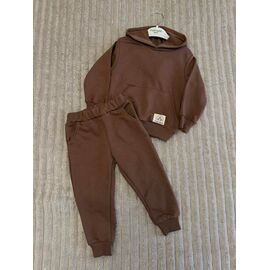 Костюм дитячий спортивний на дівчинку 1001 brown р.2-5 "BURATINO" недорого оптом від прямого постачальника